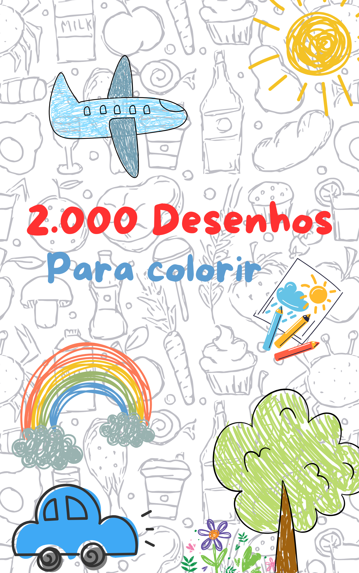 2000 Desenhos para colorir